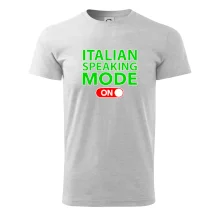 Italian speaking mode - ON Italian speaking mode - ON