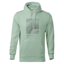 Smrk - vrstevnice v obdĺžniku