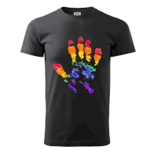 LGBT hand print