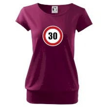 Dopravná značka - obmedzenie rýchlosti 30
