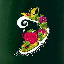 Milkshake vlak kreslený