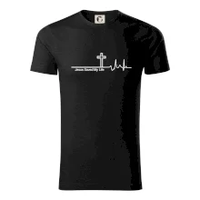 Jesus Saved My Life kríž ekg Jesus Saved My Life kríž ekg