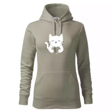 Mačka drží srdce Mačka drží srdce