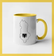 Albánsko obrys mapa