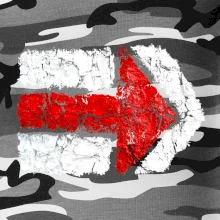 Párová turistická značka červená Párová turistická značka červená