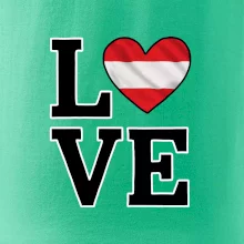 Love Rakúska vlajka