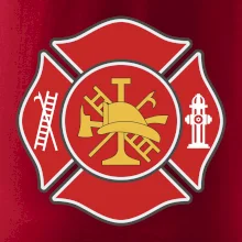 Fire department logo červené Fire department logo červené