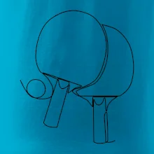 Rakety na stolný tenis jedným ťahom Rakety na stolný tenis jedným ťahom