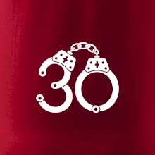 Narodeninové tričko pre policajta - putá 30