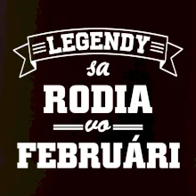 Legendy sa rodia vo februári