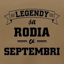Legendy sa rodia v septembri