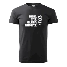 Ride Eat Sleep Repeat moto skúter