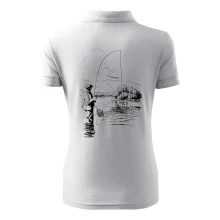 Kreslený rybár s podberákom