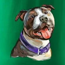 Americký stafordšírsky teriér kreslený