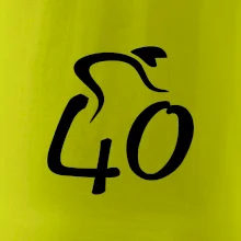 Cyklista oslavuje štyridsiatku (40)