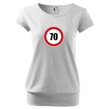 Dopravná značka - obmedzenie rýchlosti 70