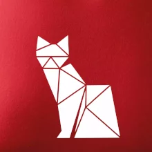 Origami mačka z boku