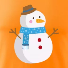 Snehuliak so šálom Snehuliak so šálom