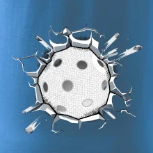 Florbal lopta v triku