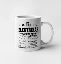 Hodinová mzda elektrikár Hodinová mzda elektrikár