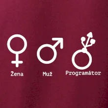 Muž žena programátor