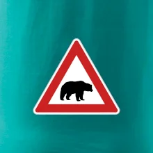 Dopravná značka - Pozor ľadový medveď Dopravná značka - Pozor ľadový medveď