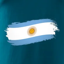 Argentína vlajka obhrýzaná