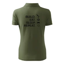Build eat sleep repeat - montážna pena Build eat sleep repeat - montážna pena