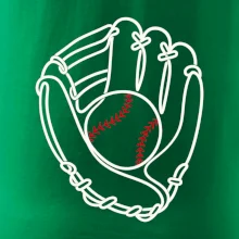 Baseballová rukavice minimalistická linka