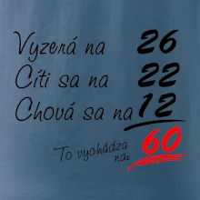 Vyzerá, cíti sa, chová sa - 60 rokov