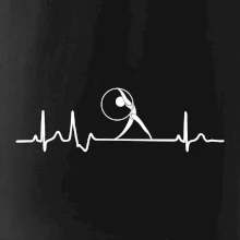 EKG moderná gymnastika obruč