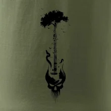 Gitara strom a lebka Gitara strom a lebka