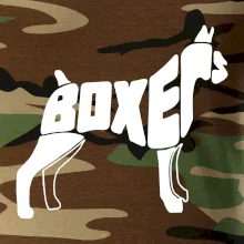 Boxer nápis v tele