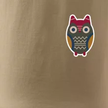 Folklór na prsníku sova