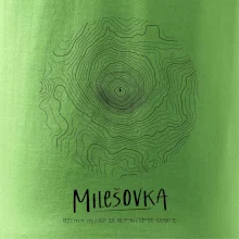 Milešovka - vrstevnice v kruhu