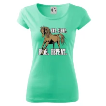 Eat Sleep Ride Repeat Western