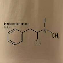 Molekulárna štruktúra Metamfetamín Molekulárna štruktúra Metamfetamín