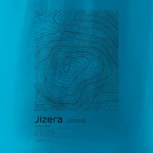 Jizera - vrstevnice v obdĺžniku