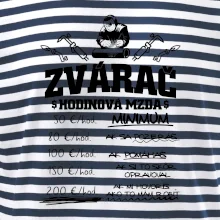 Hodinová mzda zvárač