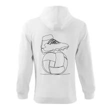 Futbalová lopta kopačka jedným ťahom