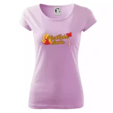 Hasičšské dievča oheň a sekera