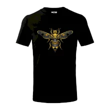 Steampunk včela s dierou v krídle Steampunk včela s dierou v krídle