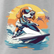 Bígel na vodnom skútri