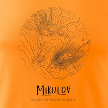 Mikulov - vrstevnice v kruhu