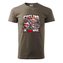 Bicykel medzi horami eat sleep repeat