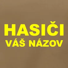 Hasiči - žltý nápis - váš názov zboru Hasiči - žltý nápis - váš názov zboru