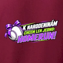 K narodeninám chcem len homerun