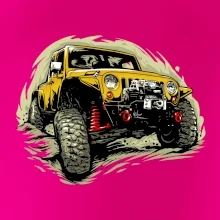 Žltý offroad s navijakom