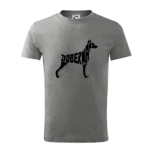 Dobermans - nápis v tele