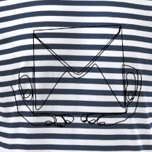 Obálka pôšták jedným ťahom